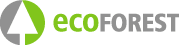 Logo de Ecoforest, fabricant de poêles à pellets écologiques.